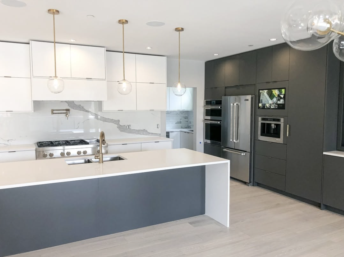 custom kitchen cabinets in Langley crafted by Giovani Interior Millwork Inc.